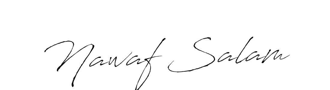 Use a signature maker to create a handwritten signature online. With this signature software, you can design (Antro_Vectra) your own signature for name Nawaf Salam. Nawaf Salam signature style 6 images and pictures png