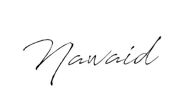 Make a beautiful signature design for name Nawaid. With this signature (Antro_Vectra) style, you can create a handwritten signature for free. Nawaid signature style 6 images and pictures png