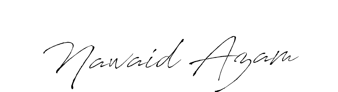 Use a signature maker to create a handwritten signature online. With this signature software, you can design (Antro_Vectra) your own signature for name Nawaid Azam. Nawaid Azam signature style 6 images and pictures png