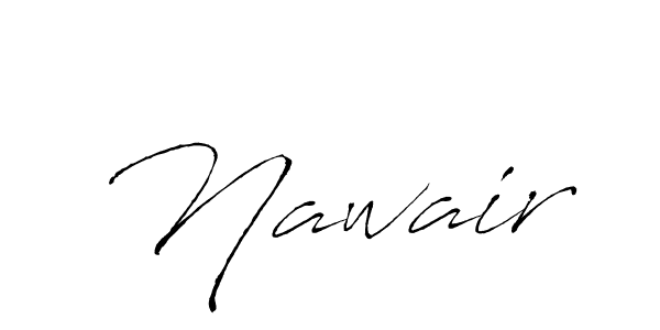How to make Nawair signature? Antro_Vectra is a professional autograph style. Create handwritten signature for Nawair name. Nawair signature style 6 images and pictures png