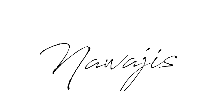 Antro_Vectra is a professional signature style that is perfect for those who want to add a touch of class to their signature. It is also a great choice for those who want to make their signature more unique. Get Nawajis name to fancy signature for free. Nawajis signature style 6 images and pictures png
