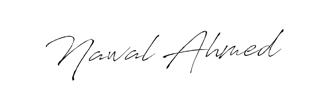 The best way (Antro_Vectra) to make a short signature is to pick only two or three words in your name. The name Nawal Ahmed include a total of six letters. For converting this name. Nawal Ahmed signature style 6 images and pictures png