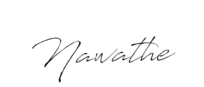 Create a beautiful signature design for name Nawathe. With this signature (Antro_Vectra) fonts, you can make a handwritten signature for free. Nawathe signature style 6 images and pictures png