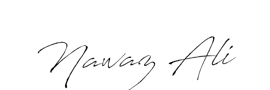 Nawaz Ali stylish signature style. Best Handwritten Sign (Antro_Vectra) for my name. Handwritten Signature Collection Ideas for my name Nawaz Ali. Nawaz Ali signature style 6 images and pictures png