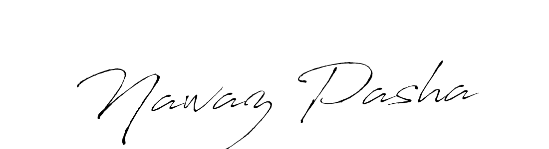 Nawaz Pasha stylish signature style. Best Handwritten Sign (Antro_Vectra) for my name. Handwritten Signature Collection Ideas for my name Nawaz Pasha. Nawaz Pasha signature style 6 images and pictures png
