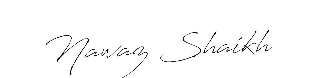 This is the best signature style for the Nawaz Shaikh name. Also you like these signature font (Antro_Vectra). Mix name signature. Nawaz Shaikh signature style 6 images and pictures png