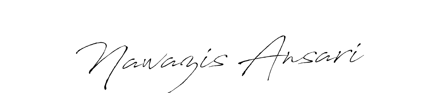 Nawazis Ansari stylish signature style. Best Handwritten Sign (Antro_Vectra) for my name. Handwritten Signature Collection Ideas for my name Nawazis Ansari. Nawazis Ansari signature style 6 images and pictures png