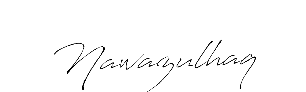 Make a beautiful signature design for name Nawazulhaq. With this signature (Antro_Vectra) style, you can create a handwritten signature for free. Nawazulhaq signature style 6 images and pictures png