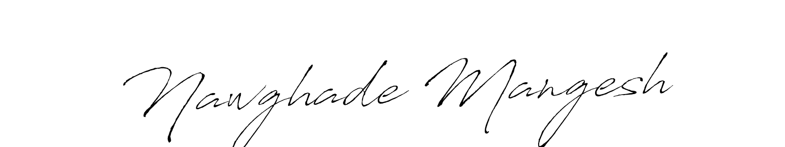 Design your own signature with our free online signature maker. With this signature software, you can create a handwritten (Antro_Vectra) signature for name Nawghade Mangesh. Nawghade Mangesh signature style 6 images and pictures png