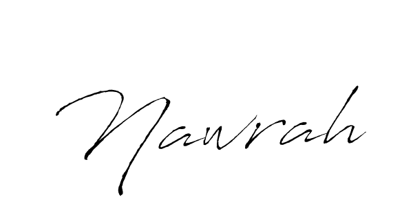 How to make Nawrah signature? Antro_Vectra is a professional autograph style. Create handwritten signature for Nawrah name. Nawrah signature style 6 images and pictures png