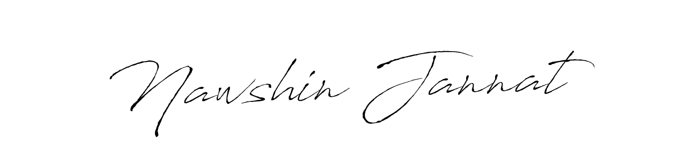 Create a beautiful signature design for name Nawshin Jannat. With this signature (Antro_Vectra) fonts, you can make a handwritten signature for free. Nawshin Jannat signature style 6 images and pictures png