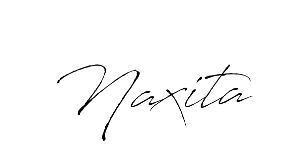 Create a beautiful signature design for name Naxita. With this signature (Antro_Vectra) fonts, you can make a handwritten signature for free. Naxita signature style 6 images and pictures png