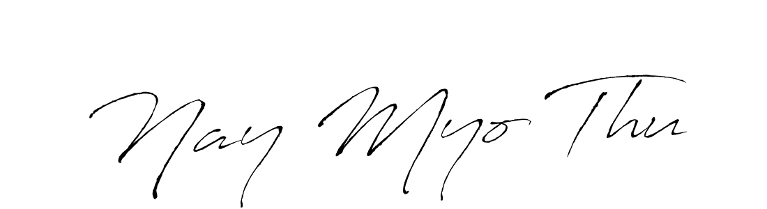 You should practise on your own different ways (Antro_Vectra) to write your name (Nay Myo Thu) in signature. don't let someone else do it for you. Nay Myo Thu signature style 6 images and pictures png