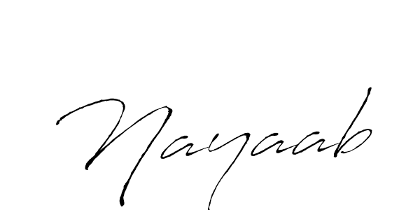 Similarly Antro_Vectra is the best handwritten signature design. Signature creator online .You can use it as an online autograph creator for name Nayaab. Nayaab signature style 6 images and pictures png