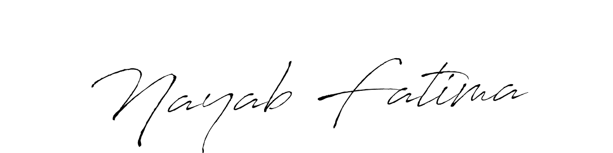 You should practise on your own different ways (Antro_Vectra) to write your name (Nayab Fatima) in signature. don't let someone else do it for you. Nayab Fatima signature style 6 images and pictures png