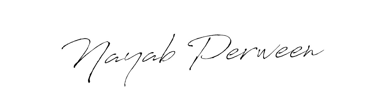 Also we have Nayab Perween name is the best signature style. Create professional handwritten signature collection using Antro_Vectra autograph style. Nayab Perween signature style 6 images and pictures png