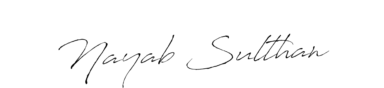 Make a beautiful signature design for name Nayab Sulthan. Use this online signature maker to create a handwritten signature for free. Nayab Sulthan signature style 6 images and pictures png