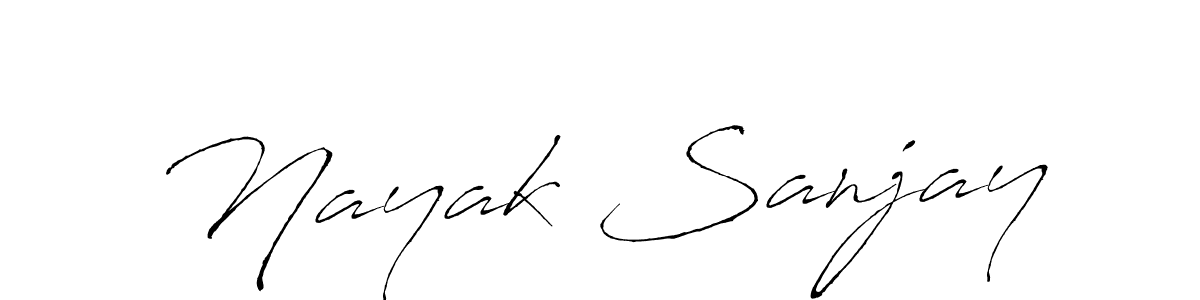 This is the best signature style for the Nayak Sanjay name. Also you like these signature font (Antro_Vectra). Mix name signature. Nayak Sanjay signature style 6 images and pictures png