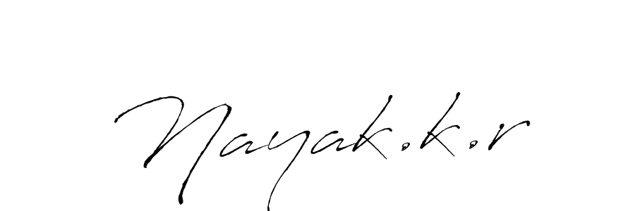 Also we have Nayak.k.r name is the best signature style. Create professional handwritten signature collection using Antro_Vectra autograph style. Nayak.k.r signature style 6 images and pictures png