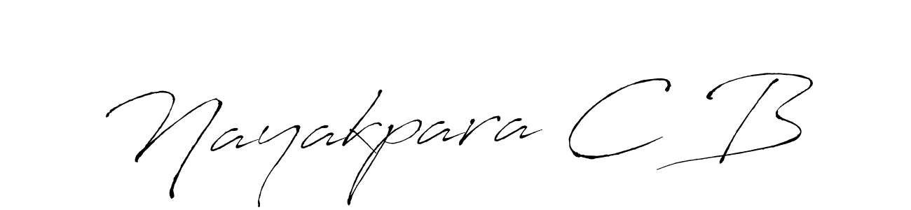 Make a beautiful signature design for name Nayakpara C B. With this signature (Antro_Vectra) style, you can create a handwritten signature for free. Nayakpara C B signature style 6 images and pictures png