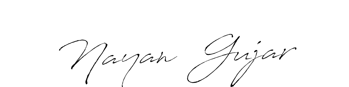 Make a short Nayan  Gujar signature style. Manage your documents anywhere anytime using Antro_Vectra. Create and add eSignatures, submit forms, share and send files easily. Nayan  Gujar signature style 6 images and pictures png