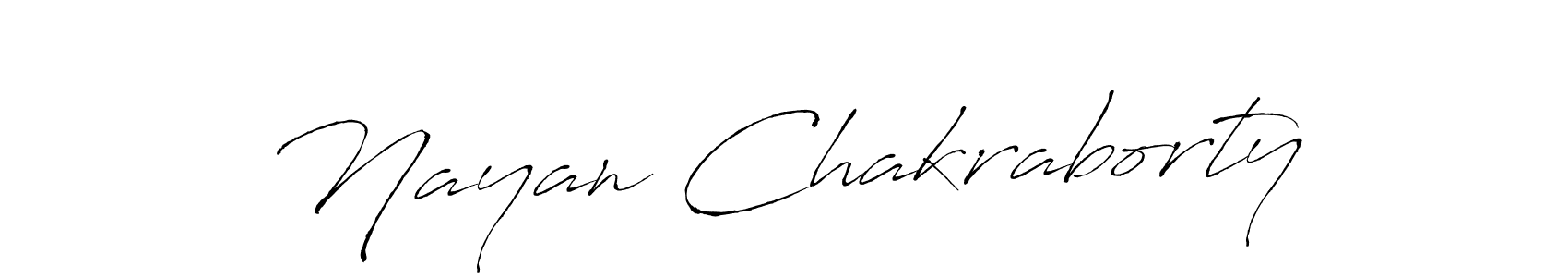 Design your own signature with our free online signature maker. With this signature software, you can create a handwritten (Antro_Vectra) signature for name Nayan Chakraborty. Nayan Chakraborty signature style 6 images and pictures png