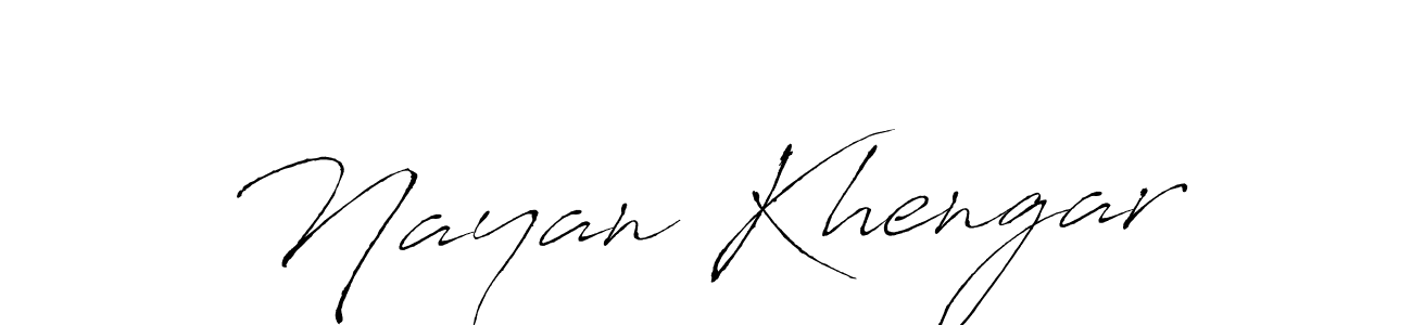 Antro_Vectra is a professional signature style that is perfect for those who want to add a touch of class to their signature. It is also a great choice for those who want to make their signature more unique. Get Nayan Khengar name to fancy signature for free. Nayan Khengar signature style 6 images and pictures png