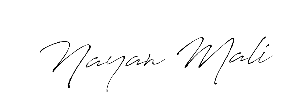 You can use this online signature creator to create a handwritten signature for the name Nayan Mali. This is the best online autograph maker. Nayan Mali signature style 6 images and pictures png