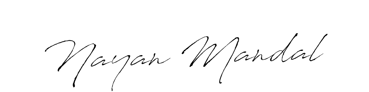 Use a signature maker to create a handwritten signature online. With this signature software, you can design (Antro_Vectra) your own signature for name Nayan Mandal. Nayan Mandal signature style 6 images and pictures png