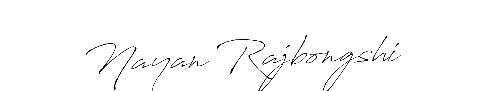 How to make Nayan Rajbongshi name signature. Use Antro_Vectra style for creating short signs online. This is the latest handwritten sign. Nayan Rajbongshi signature style 6 images and pictures png