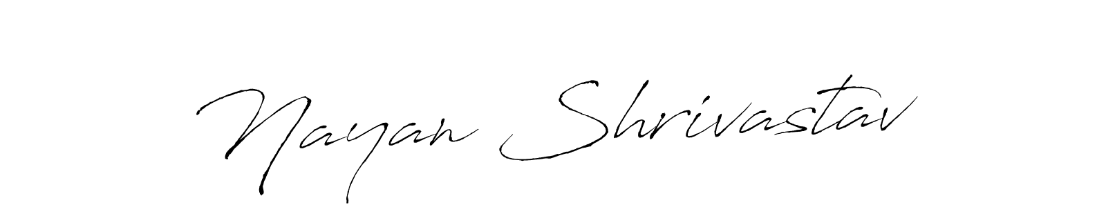 Design your own signature with our free online signature maker. With this signature software, you can create a handwritten (Antro_Vectra) signature for name Nayan Shrivastav. Nayan Shrivastav signature style 6 images and pictures png