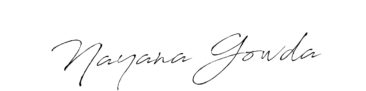How to make Nayana Gowda signature? Antro_Vectra is a professional autograph style. Create handwritten signature for Nayana Gowda name. Nayana Gowda signature style 6 images and pictures png