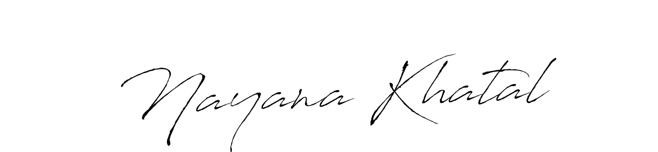 if you are searching for the best signature style for your name Nayana Khatal. so please give up your signature search. here we have designed multiple signature styles  using Antro_Vectra. Nayana Khatal signature style 6 images and pictures png