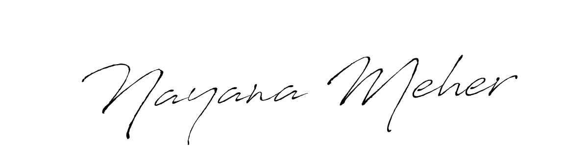 You should practise on your own different ways (Antro_Vectra) to write your name (Nayana Meher) in signature. don't let someone else do it for you. Nayana Meher signature style 6 images and pictures png