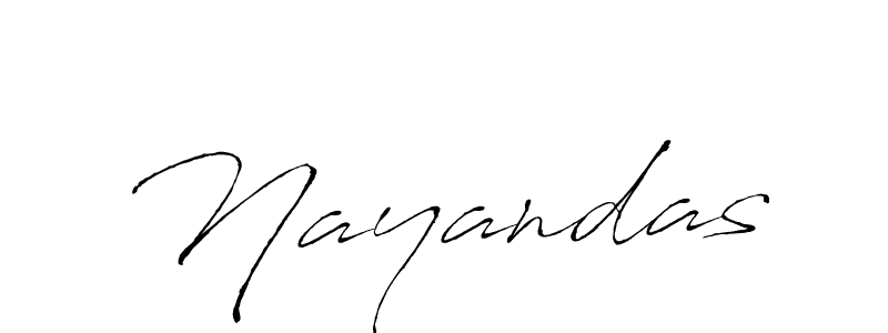 Create a beautiful signature design for name Nayandas. With this signature (Antro_Vectra) fonts, you can make a handwritten signature for free. Nayandas signature style 6 images and pictures png