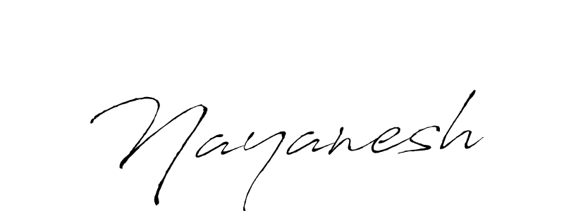 Nayanesh stylish signature style. Best Handwritten Sign (Antro_Vectra) for my name. Handwritten Signature Collection Ideas for my name Nayanesh. Nayanesh signature style 6 images and pictures png