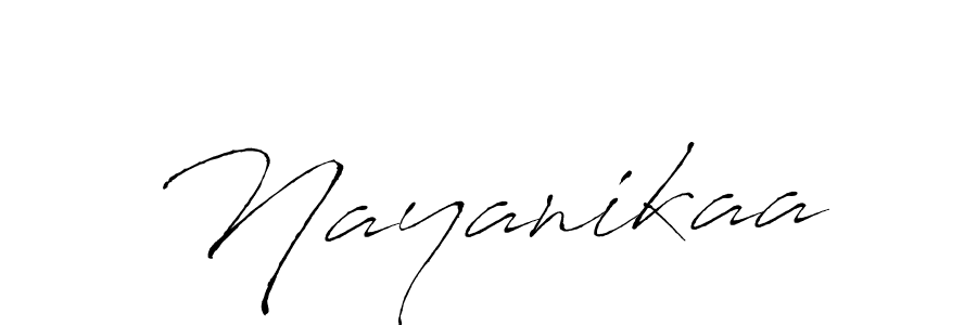 Use a signature maker to create a handwritten signature online. With this signature software, you can design (Antro_Vectra) your own signature for name Nayanikaa. Nayanikaa signature style 6 images and pictures png