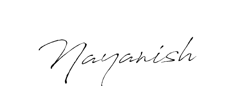 Create a beautiful signature design for name Nayanish. With this signature (Antro_Vectra) fonts, you can make a handwritten signature for free. Nayanish signature style 6 images and pictures png