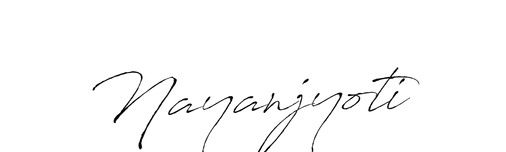 Make a beautiful signature design for name Nayanjyoti. With this signature (Antro_Vectra) style, you can create a handwritten signature for free. Nayanjyoti signature style 6 images and pictures png