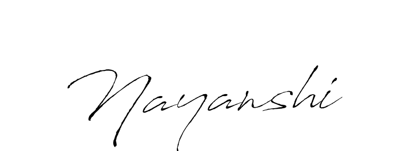 Also we have Nayanshi name is the best signature style. Create professional handwritten signature collection using Antro_Vectra autograph style. Nayanshi signature style 6 images and pictures png