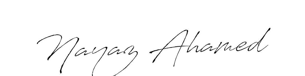 Antro_Vectra is a professional signature style that is perfect for those who want to add a touch of class to their signature. It is also a great choice for those who want to make their signature more unique. Get Nayaz Ahamed name to fancy signature for free. Nayaz Ahamed signature style 6 images and pictures png