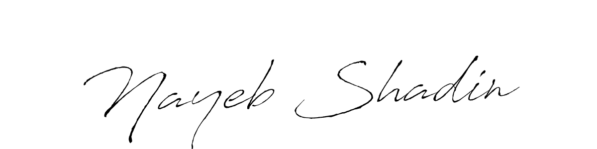 You can use this online signature creator to create a handwritten signature for the name Nayeb Shadin. This is the best online autograph maker. Nayeb Shadin signature style 6 images and pictures png