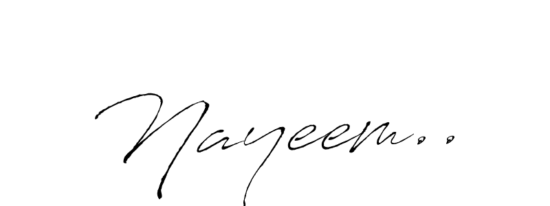 How to Draw Nayeem.. signature style? Antro_Vectra is a latest design signature styles for name Nayeem... Nayeem.. signature style 6 images and pictures png