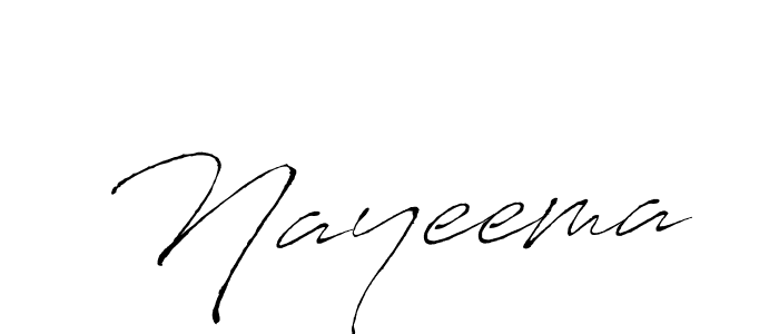 Also we have Nayeema name is the best signature style. Create professional handwritten signature collection using Antro_Vectra autograph style. Nayeema signature style 6 images and pictures png