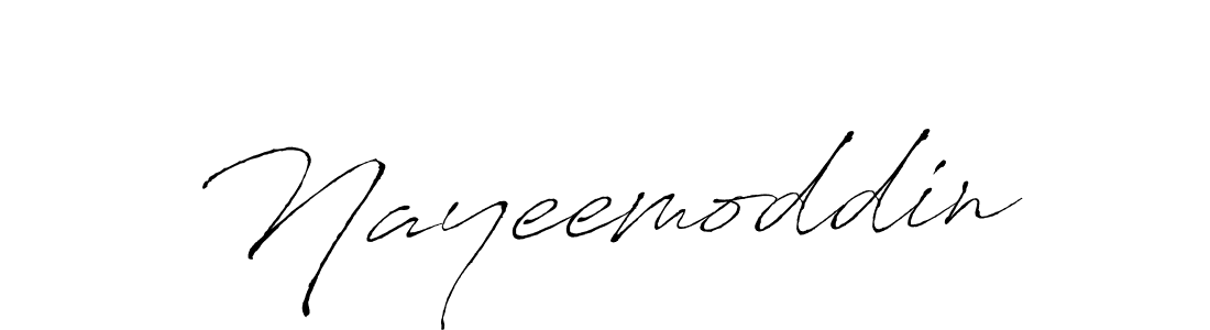 How to make Nayeemoddin name signature. Use Antro_Vectra style for creating short signs online. This is the latest handwritten sign. Nayeemoddin signature style 6 images and pictures png