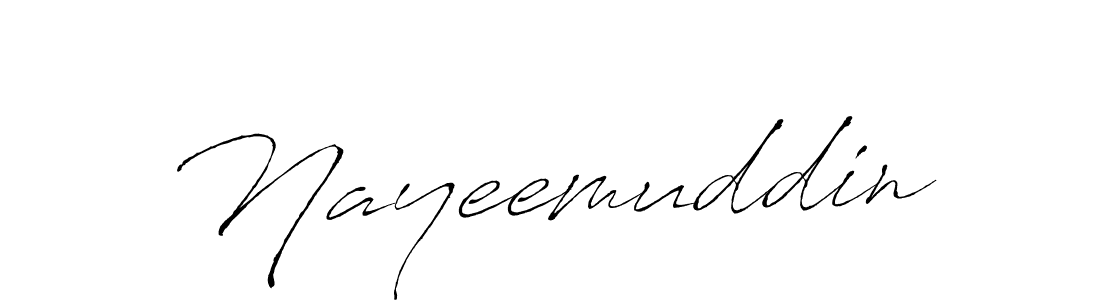 Nayeemuddin stylish signature style. Best Handwritten Sign (Antro_Vectra) for my name. Handwritten Signature Collection Ideas for my name Nayeemuddin. Nayeemuddin signature style 6 images and pictures png