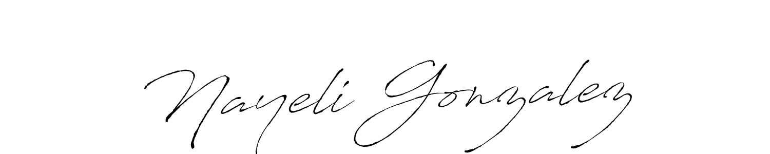 Also we have Nayeli Gonzalez name is the best signature style. Create professional handwritten signature collection using Antro_Vectra autograph style. Nayeli Gonzalez signature style 6 images and pictures png