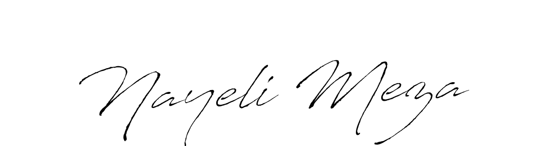 The best way (Antro_Vectra) to make a short signature is to pick only two or three words in your name. The name Nayeli Meza include a total of six letters. For converting this name. Nayeli Meza signature style 6 images and pictures png