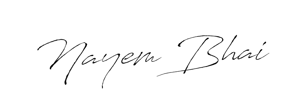 Once you've used our free online signature maker to create your best signature Antro_Vectra style, it's time to enjoy all of the benefits that Nayem Bhai name signing documents. Nayem Bhai signature style 6 images and pictures png