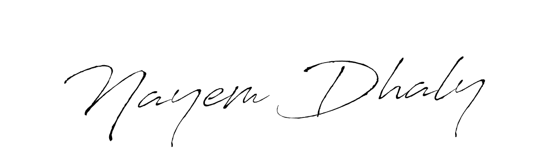 You should practise on your own different ways (Antro_Vectra) to write your name (Nayem Dhaly) in signature. don't let someone else do it for you. Nayem Dhaly signature style 6 images and pictures png